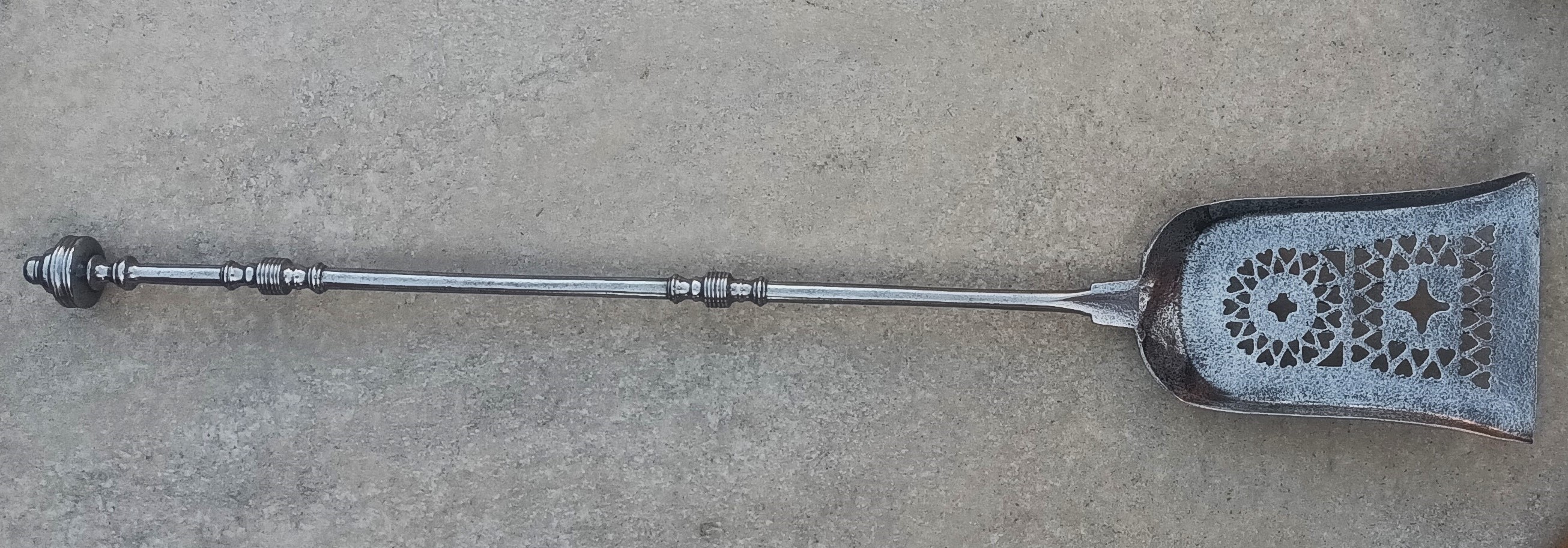 Set of Three Antique English Georgian Steel Fire Irons - Image 3